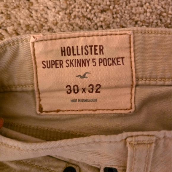 Hollister men's super skinny jeans tan - Picture 3 of 4
